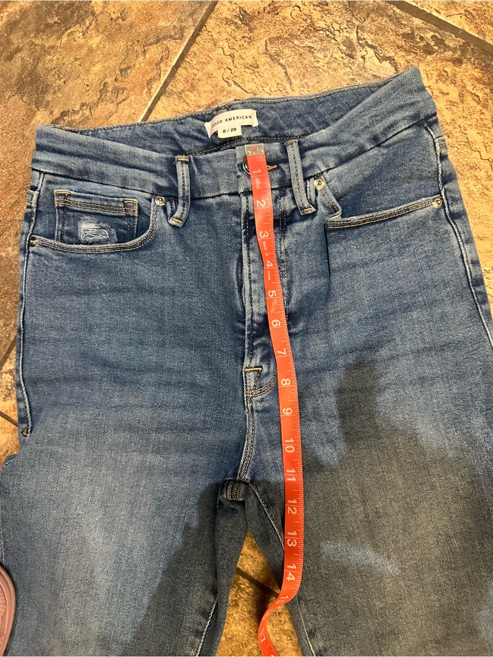 Good American women’s  Medium Blue Slim Skinny Jean